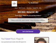 Tablet Screenshot of musicmagicri.com